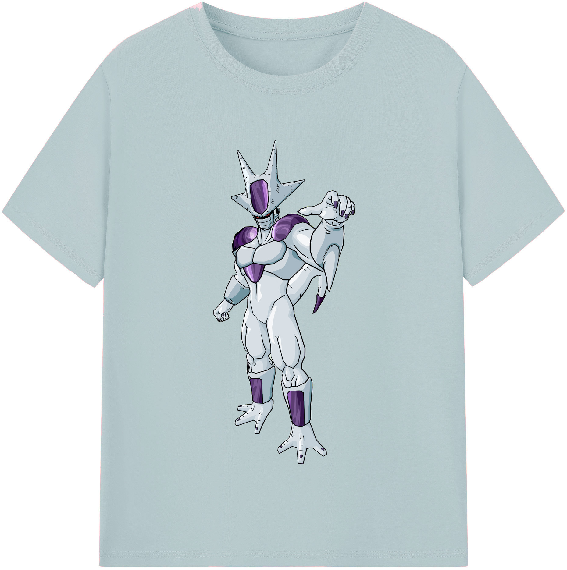 （画像用） ドラゴンボール クウラ DRAGON BALL Cooler Coora 綿100％半袖Tシャツ（フロントプリント）